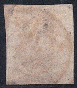 België 1861 - 10ct Medaillon met datumstempel i.p.v., Postzegels en Munten, Postzegels | Europa | België