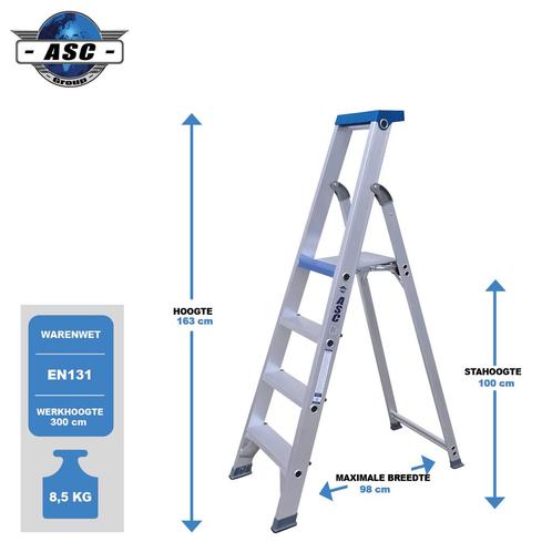 ASC Bordestrap, Doe-het-zelf en Bouw, Ladders en Trappen, Trap, Nieuw, Verzenden