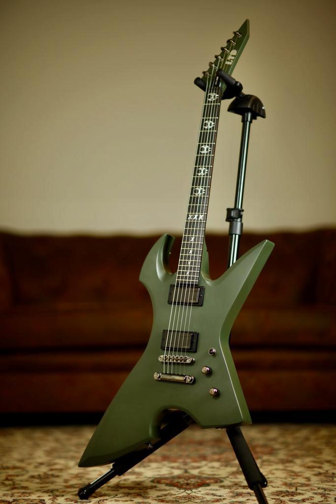 ESP LTD Max Cavalera Max-200 | Military Green, Muziek en Instrumenten, Snaarinstrumenten | Gitaren | Elektrisch, Verzenden