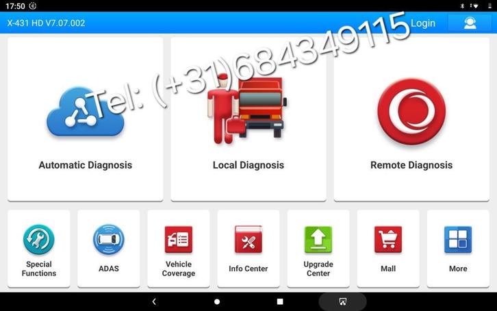 Launch vrachtwagens uitleesapparaat obd diagnose Daf Jaltest, Auto diversen, Autogereedschap, Nieuw, Verzenden
