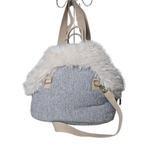 Bau Barù – Hondendraagtas Lola Shock Beige &amp; Pecora Burro, Animaux & Accessoires, Accessoires pour chiens, Ophalen of Verzenden