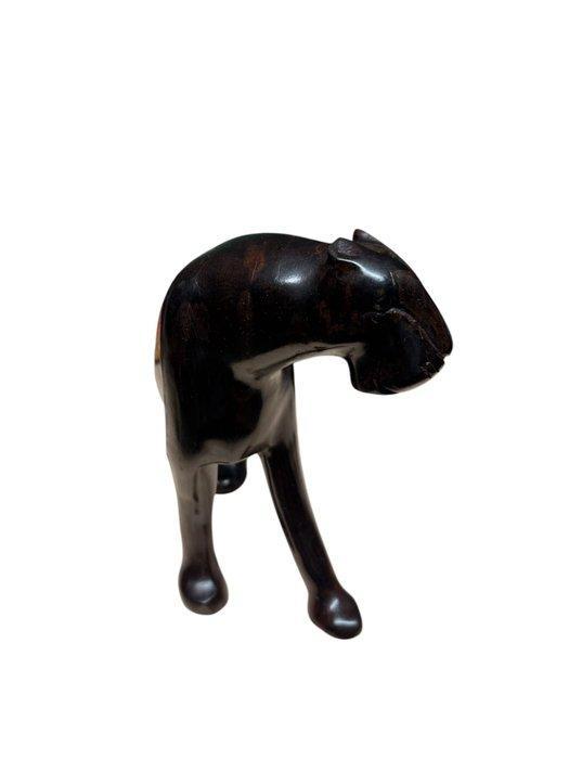 sculptuur, Ebbenhouten panter - 20 cm - ebbenhout, Antiek en Kunst, Curiosa en Brocante