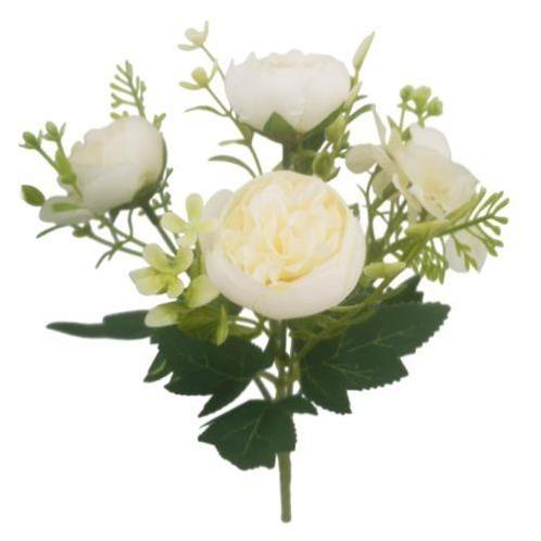 Boeketje ranonkel, hortensia en besjes  27cm ranunculus, Maison & Meubles, Accessoires pour la Maison | Plantes & Fleurs artificielles