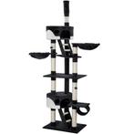 tectake Krabpaal Hansi 260cm - zwart / wit, Dieren en Toebehoren, Verzenden, Nieuw