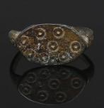 Oud-Romeins Brons Boze oog-ring  (Zonder Minimumprijs)