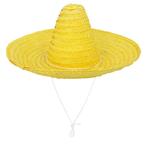 Gele Sombrero 49cm, Hobby en Vrije tijd, Feestartikelen, Verzenden, Nieuw