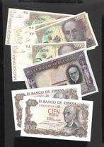 Spanje. - 7 Banknotes - various dates  (Zonder Minimumprijs)