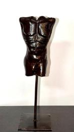Abdoulaye Derme - sculptuur, Buste - 37 cm - Brons, Antiquités & Art