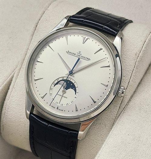 Jaeger-LeCoultre - Master Ultra Thin Moon - 176.8.64.S, Handtassen en Accessoires, Horloges | Heren