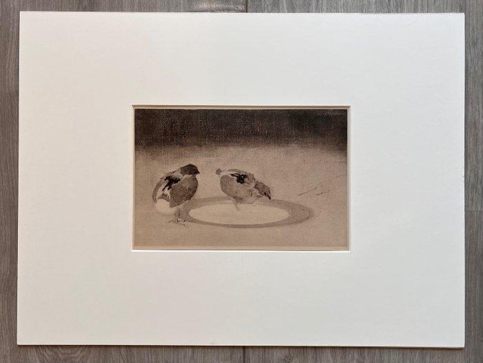 Jan Mankes (1889-1920) - Kuikens op Tinnen Schaal, Antiek en Kunst, Antiek | Overige Antiek