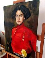 Javier Miranda Suarez (1975), After Sorolla - Retrato de Mª, Antiek en Kunst, Kunst | Schilderijen | Klassiek
