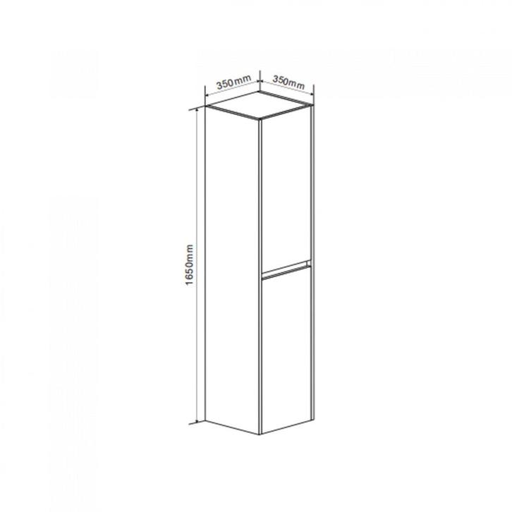 Florence Kolomkast Leicester Wit, Huis en Inrichting, Badkamer | Badkamermeubels, Ophalen of Verzenden