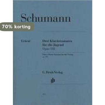 Drei Klaviersonaten für die Jugend op. 118 9790201801551, Verzenden, Robert Schumann