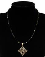 Obsidiaan - Halsketting - Toversknop - Beschermende amulet -