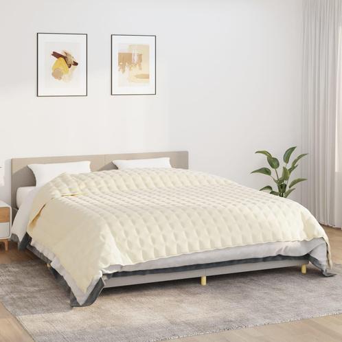 vidaXL Verzwaringsdeken 220x260 cm 11 kg stof, Huis en Inrichting, Slaapkamer | Bedden, Nieuw, Verzenden