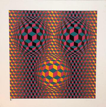 Victor Vasarely (1906-1997) - Virgo