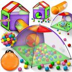 Speeltent - Kindertent - Speelhuisje - Met ballen - Kleurrij, Verzenden, Nieuw