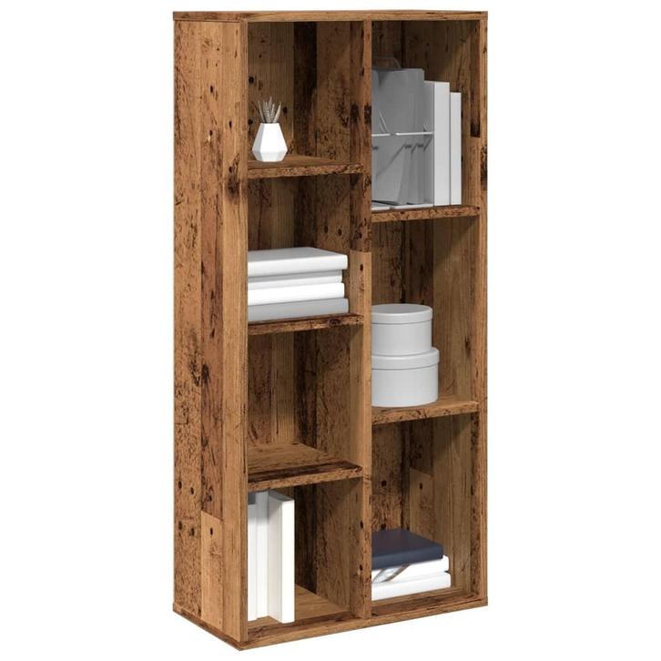 vidaXL Boekenkast 50x25x104 cm oud houtkleurig, Huis en Inrichting, Kasten | Boekenkasten, Nieuw, Verzenden