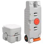 vidaXL Campingtoilet en watertankset draagbaar, Caravans en Kamperen, Kampeeraccessoires, Nieuw