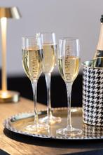 Champagneglas (6) - Glas - Luxe Goud, Nieuw
