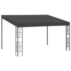 vidaXL Wandprieel 3x4 m stof antracietkleurig, Tuin en Terras, Verzenden, Nieuw