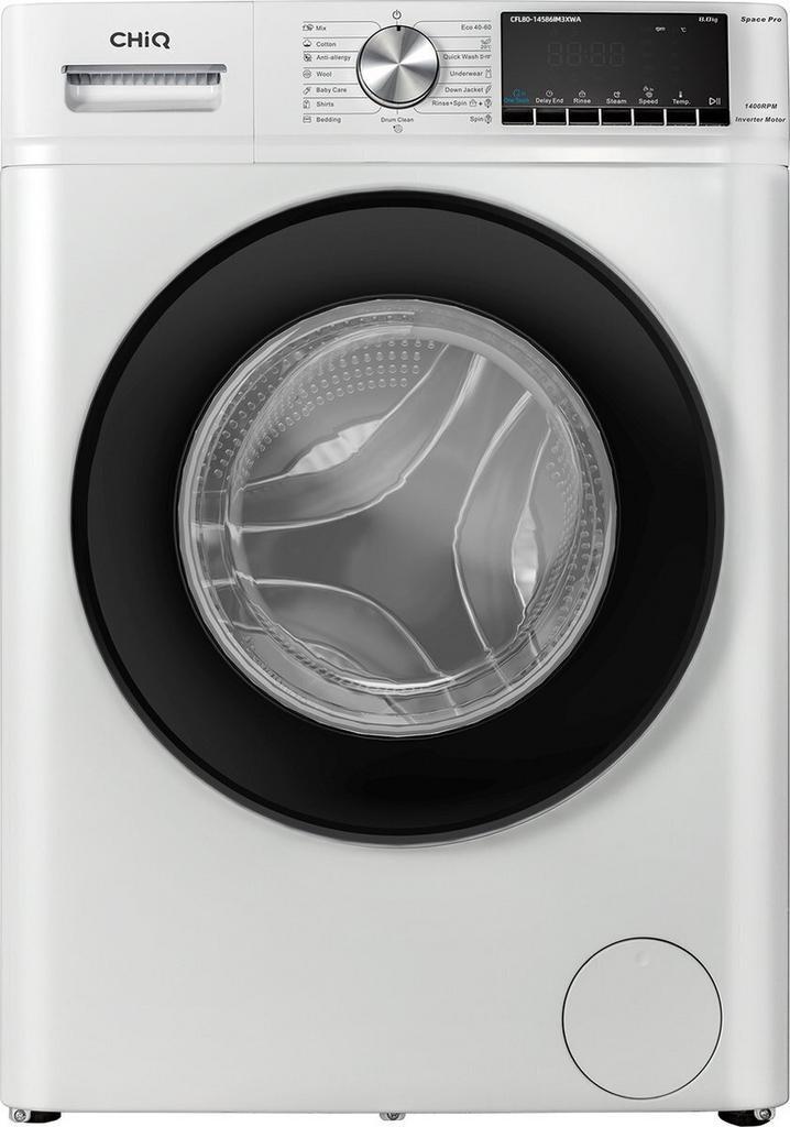 Chiq Cfl8014586im3xbw Koolborstelloze Wasmachine - 16, Elektronische apparatuur, Wasmachines, Ophalen of Verzenden