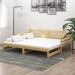 vidaXL Slaapbank uitschuifbaar massief grenenhout 2x(90x200), Maison & Meubles, Chambre à coucher | Lits, Verzenden