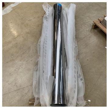 Bieden: Stainless Steel Floor Lamp Viabiz, Ophalen of Verzenden