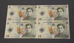 Roemenië. - 4 x 20 Lei 2025 - uncut sheet of 4 - Pick 119Ac1