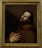 Scuola fiamminga (XVII) - San Francesco in preghiera - NO, Antiek en Kunst
