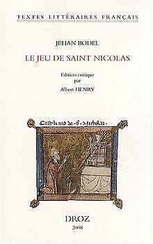 Le jeu de saint Nicolas  Jehan Bodel  Book, Livres, Livres Autre, Envoi