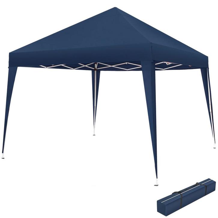 tectake Tuinpaviljoen Linosa opvouwbaar 3x3m - blauw, Jardin & Terrasse, Tonnelles, Envoi