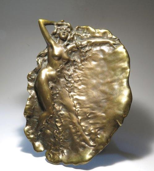 Sculpture, Vide Poche, Bronze tray (30cm) - 30 cm - Bronze -, Antiek en Kunst, Kunst | Designobjecten
