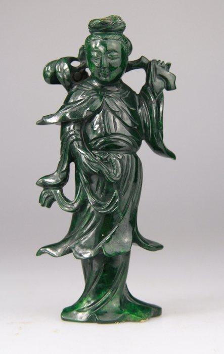 Chinese Carved Pierre Dure Statue Jeune Femme Kwanyin Chine, Antiek en Kunst, Antiek | Overige Antiek