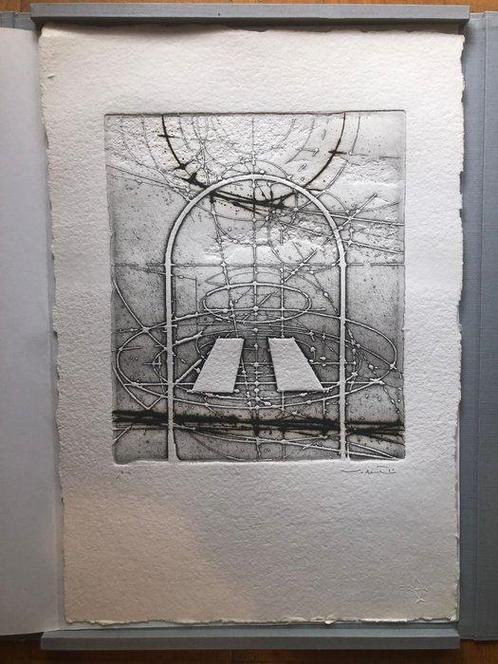 Walter Valentini - Sculpture sur bloc, LA città ideale - 45, Antiek en Kunst, Antiek | Overige Antiek