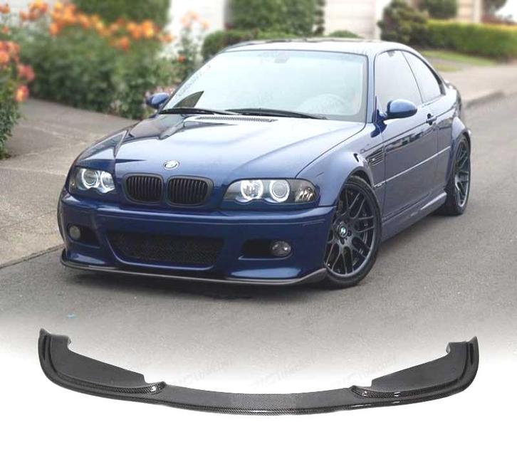 SPOILER LAME DE PARE-CHOCS AVANT BMW E46 98-07 LOOK M3 CARBO, Autos : Pièces & Accessoires, Carrosserie & Tôlerie, Envoi