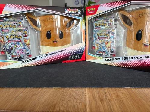 Pokémon - 2 Box - Scarlet & Violet - Prismatic Evolutions, Hobby en Vrije tijd, Verzamelkaartspellen | Pokémon