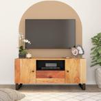 vidaXL Meuble TV 105x33,5x46 cm bois dacacia solide et, Maison & Meubles, Armoires | Mobilier de télévision, Neuf, Verzenden
