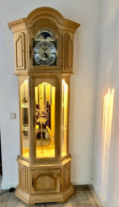 Staande klok - Interlock - Hout, Messing - 1990-2000, Antiek en Kunst, Antiek | Klokken