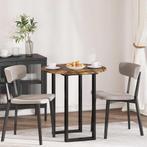 vidaXL Tafelblad Gerookt eiken 70 x 70 x 1,5 cm Bewerkt hout, Huis en Inrichting, Verzenden, Nieuw