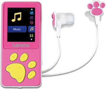Lenco Xemio-560PK - MP3/MP4 speler met 8GB geheugen - Roze beschikbaar voor biedingen