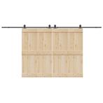 vidaXL Doos met onderdelen voor schuifdeur 427 cm staal, Doe-het-zelf en Bouw, Verzenden, Nieuw