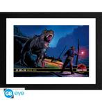 Jurassic Park Alan Grant vs T-Rex Framed Print 30 x 40 cm, Ophalen of Verzenden, Nieuw