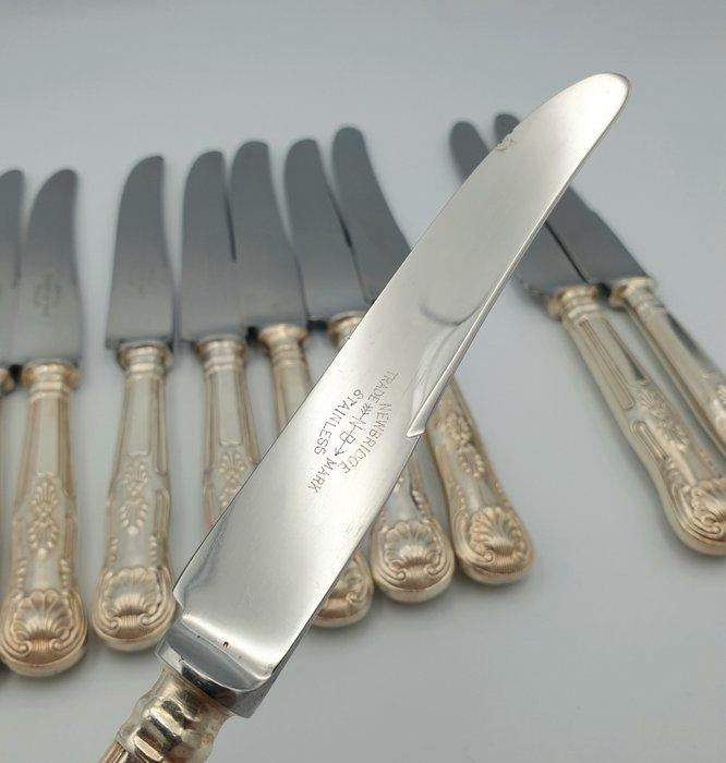 Newbridge Trademark - Tafelmessenset (12) - Verzilverd, Antiek en Kunst, Antiek | Meubels | Tafels