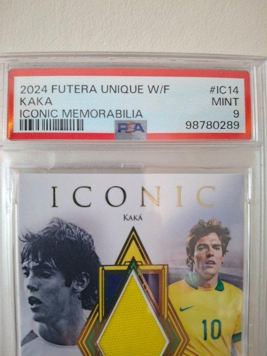 2024 Futera Unique Kaká #IC14 Iconic Memorabilia /21 - PSA 9, Verzamelen, Stickers