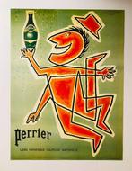 Raymond Savignac - PERRIER - LEau Minerale Gazeuse, Antiek en Kunst
