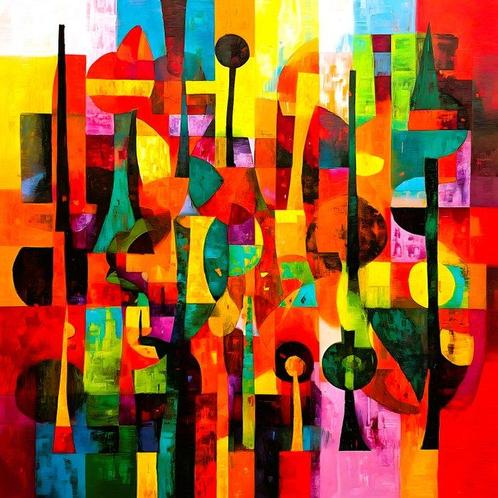 Marta Ellie (1985) - Technoflora XXL, Antiek en Kunst, Kunst | Schilderijen | Modern