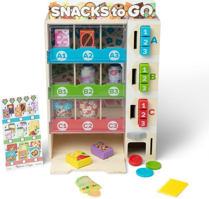 Melissa &amp; Doug Houten snackautomaat – Inclusief, Enfants & Bébés, Jouets | Autre, Envoi