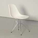 Vitra Eames DSR design kantinestoel, wit, 4-poot onderstel, Ophalen of Verzenden