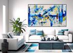 Luc Mora - GOLD WAVE  - XXL- ORIGINAL ABSTRACT PAINTING, Antiek en Kunst